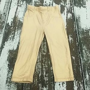 Gold stretch jeggings